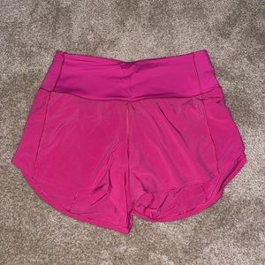 Lululemon Speed Up High Rise 4 Inch Shorts - Sonic Pink